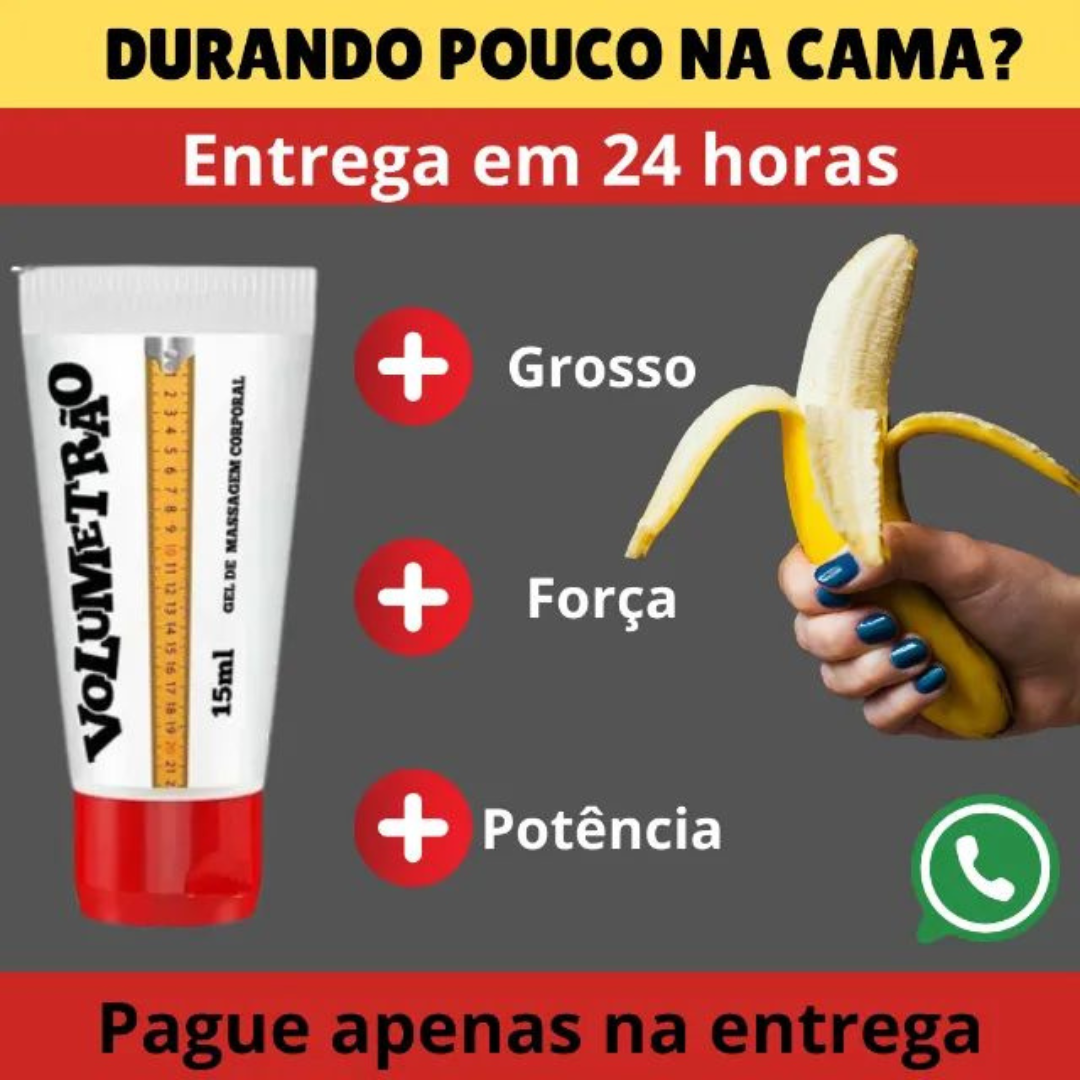 3 Gel Volumetrão – Potência Máxima Para o Seu Desempenho! Pague Só no Recebimento.